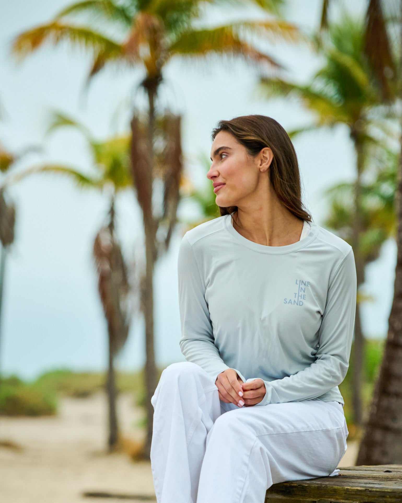 Women's Seize the Ray Rashguard Pearl Grey