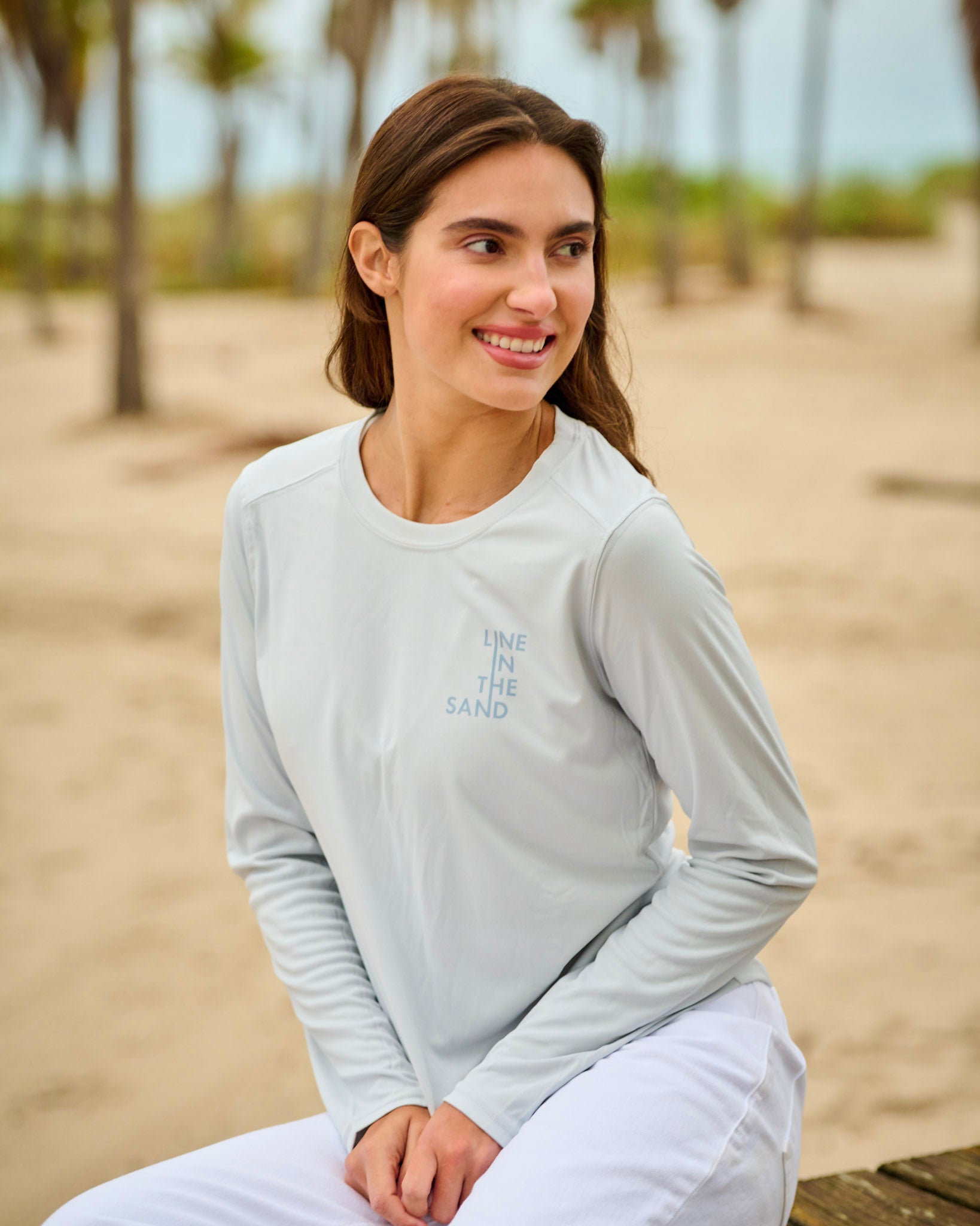 Women's Seize the Ray Rashguard Pearl Grey