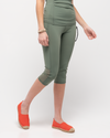 Jump In 3/4 Swim Leggings Seagrass with Mesh
