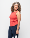 Go Deep Sun &amp; Swim Tank with Built-in Bra - Coral