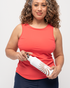 Go Deep Sun &amp; Swim Tank with Built-in Bra - Coral
